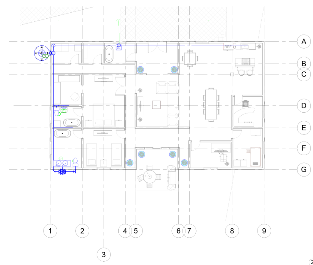 Planos arquitectónicos e hidráulicos